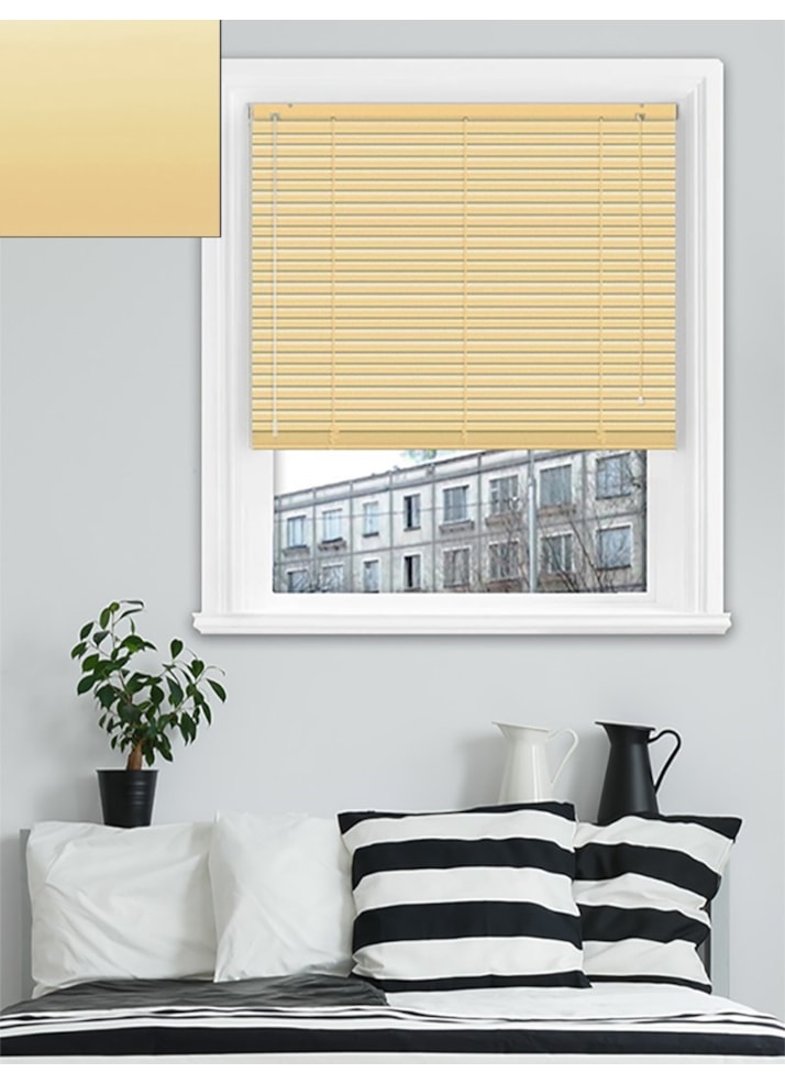 Matte Golden Yellow 25mm Aluminium Venetian Blind