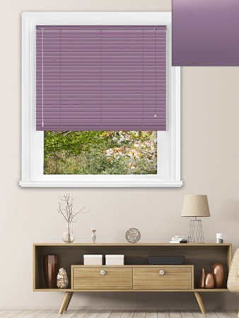 Matte Plum 25mm Aluminium Venetian Blind