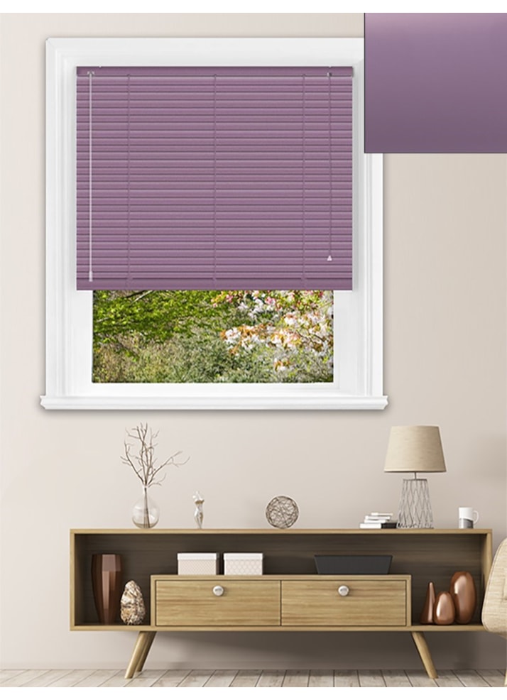 Matte Plum 25mm Aluminium Venetian Blind