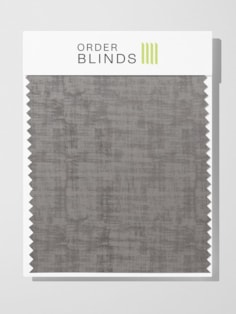 Azurite Grey Velour Roman Blind