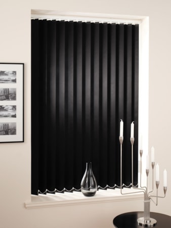 Black 89mm Daylight Vertical Blind