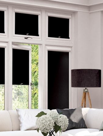 Blackout Black Perfect Fit Roller Blind