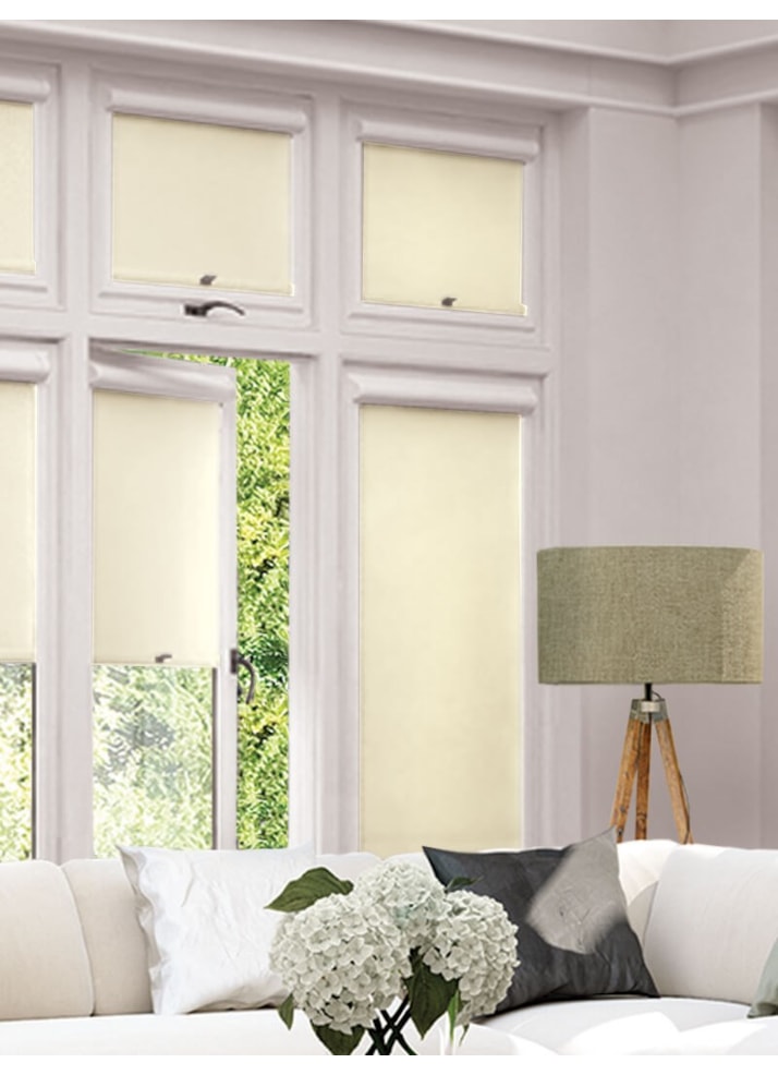 Blackout Cosy Cream Perfect Fit Roller Blind