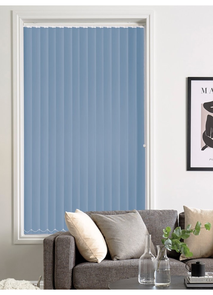 Blue Skies Blackout 89mm Vertical Blind Replacement Slats