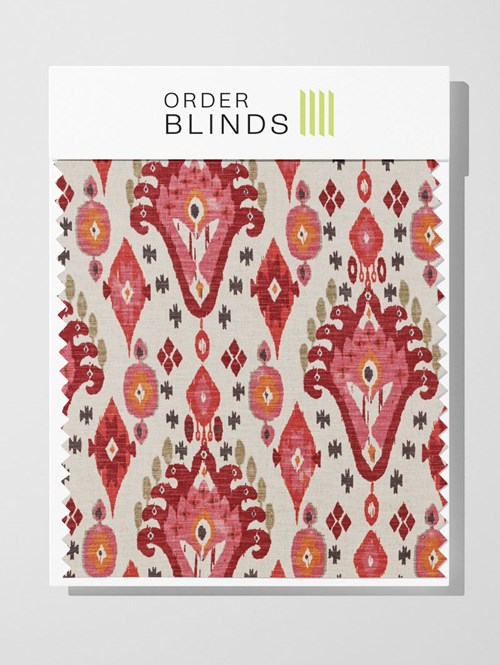 Boho Begonia Roman Blind