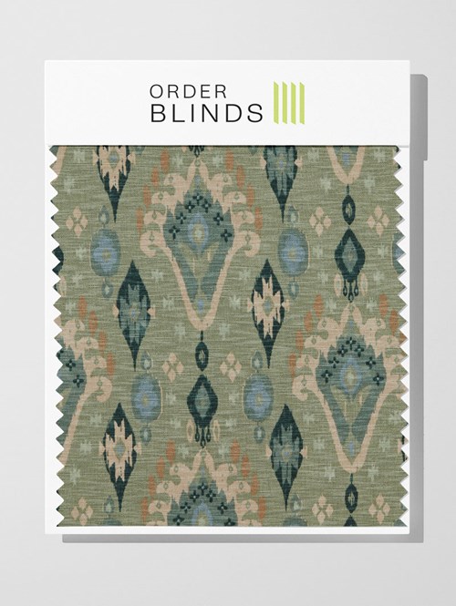 Boho Sage Roman Blind