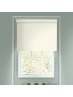 Bone Ivory Premium Blackout Electric Roller Blind