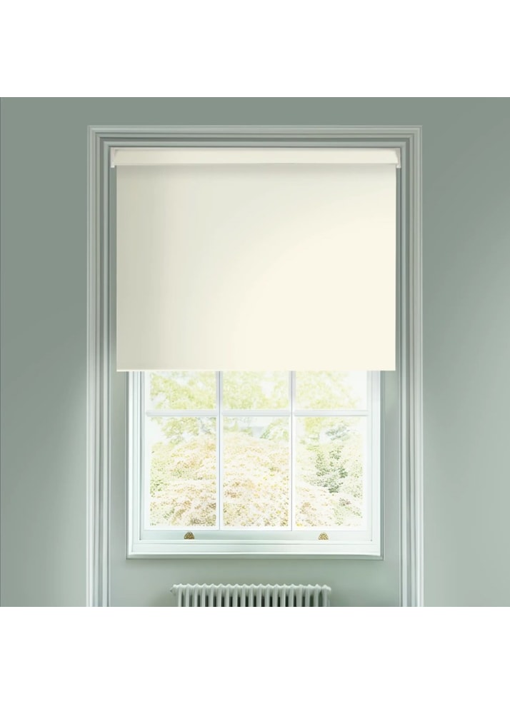 Bone Ivory Premium Blackout Electric Roller Blind