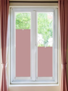 Perfect Fit Blackout Dusky Pink Bottom Up Blind