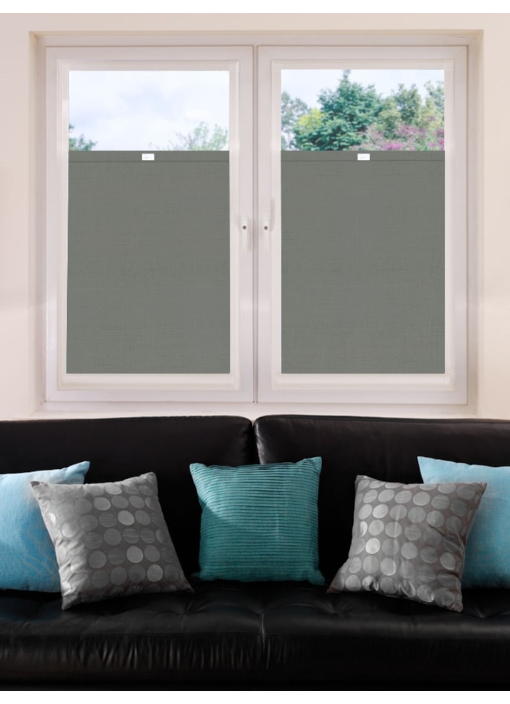 Perfect Fit Blackout Elegant Grey Premium Bottom Up Blind