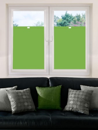 Perfect Fit Blackout Grasshopper Green Bottom Up Blind