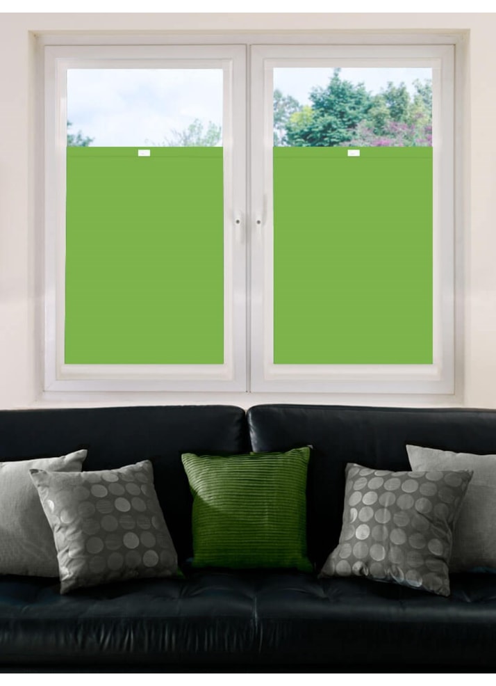 Perfect Fit Blackout Grasshopper Green Bottom Up Blind