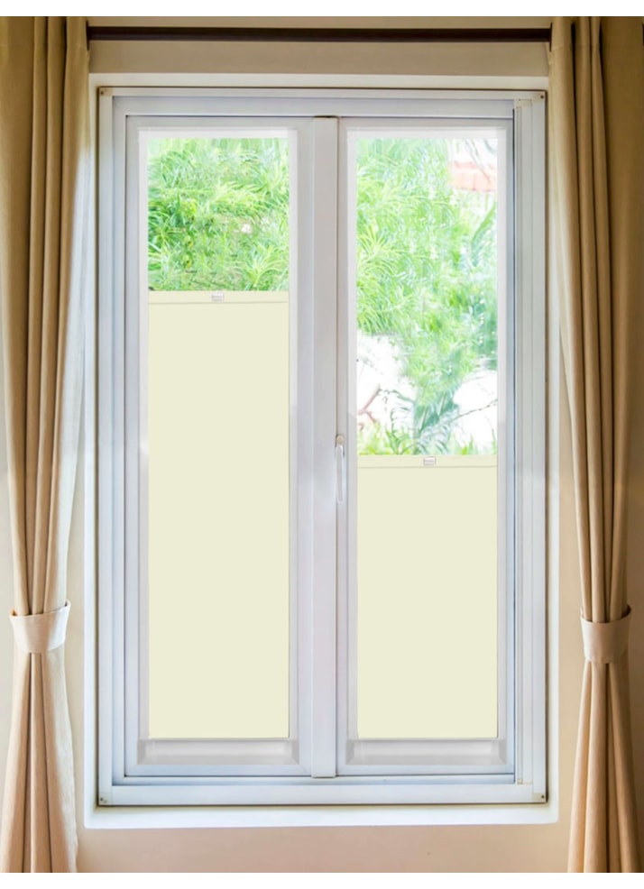 Perfect Fit Blackout Cosy Cream Bottom Up Blind