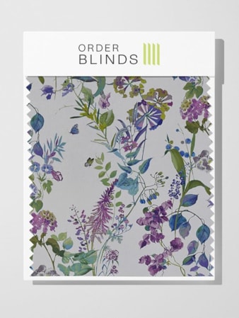 Bougainvillea Wisteria Roman Blind