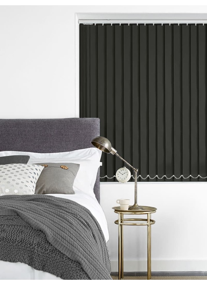 Dark Grey Vertical Blind