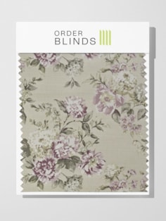 Bowland Hydrangea Roman Blind