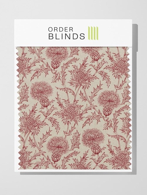 Carlina Garnet Roman Blind