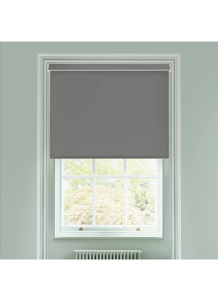 Castle Grey Extra Large Electric Roller Blind