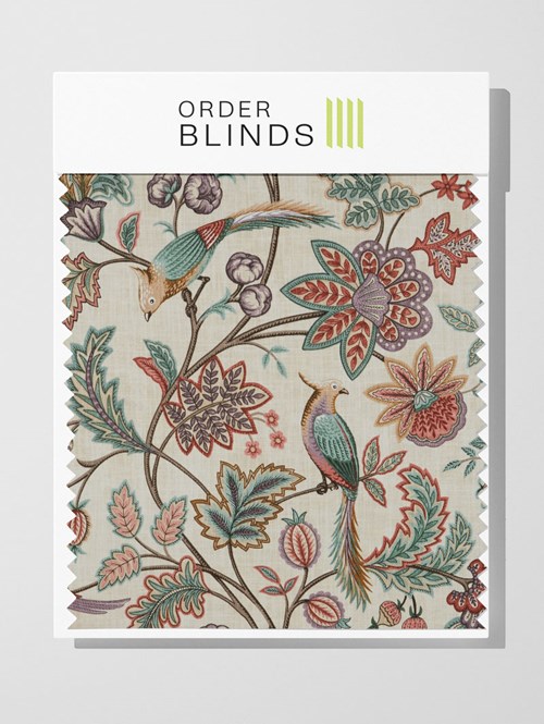 Chanterelle Wineberry Roman Blind