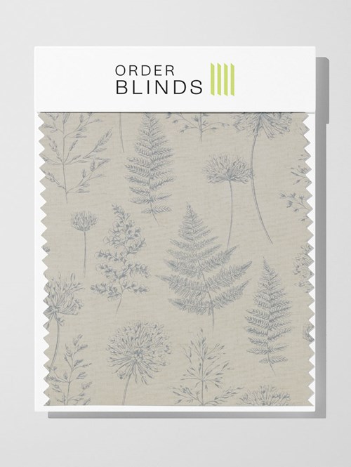 Chervil Blue Mist Roman Blind