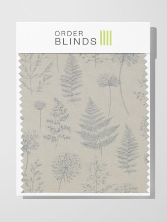 Chervil Blue Mist Roman Blind