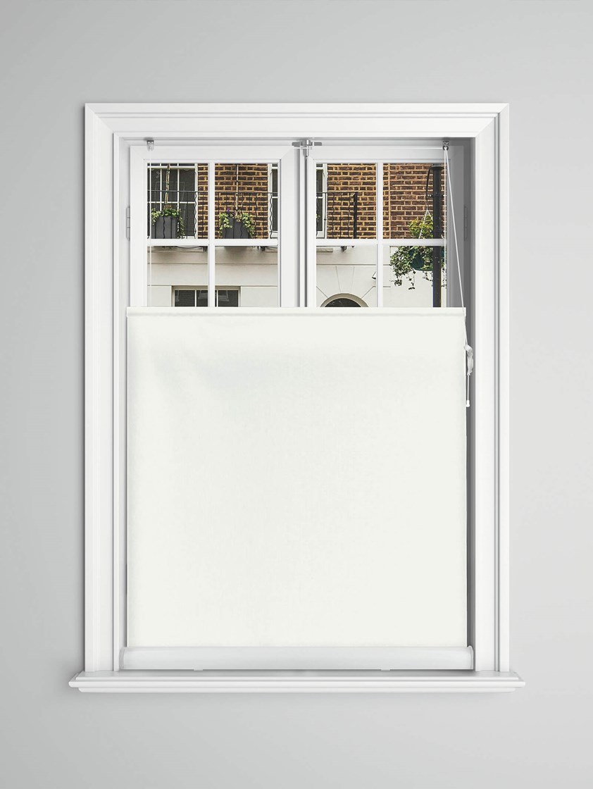 Glacier White Blackout Bottom Up Roller Blind