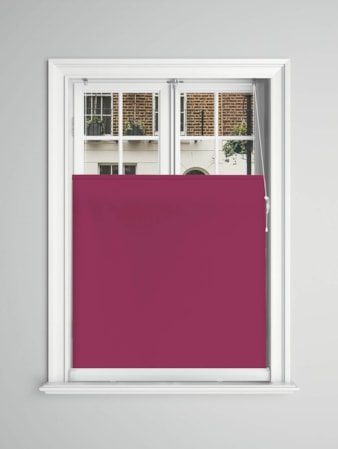 Grape Blackout Bottom Up Roller Blind