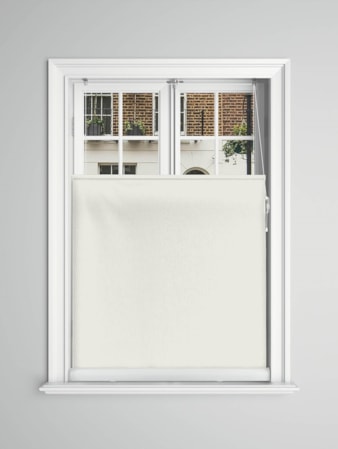 Warm White Blackout Bottom Up Roller Blind