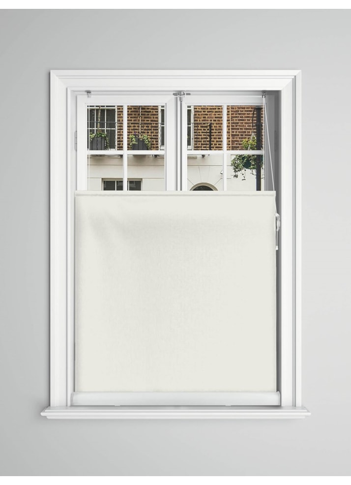 Warm White Blackout Bottom Up Roller Blind