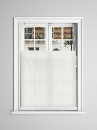 Icicle White Daylight Bottom Up Roller Blind