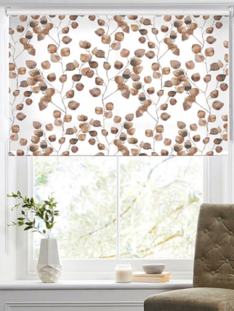 Climbers Autumn Floral Roller Blind