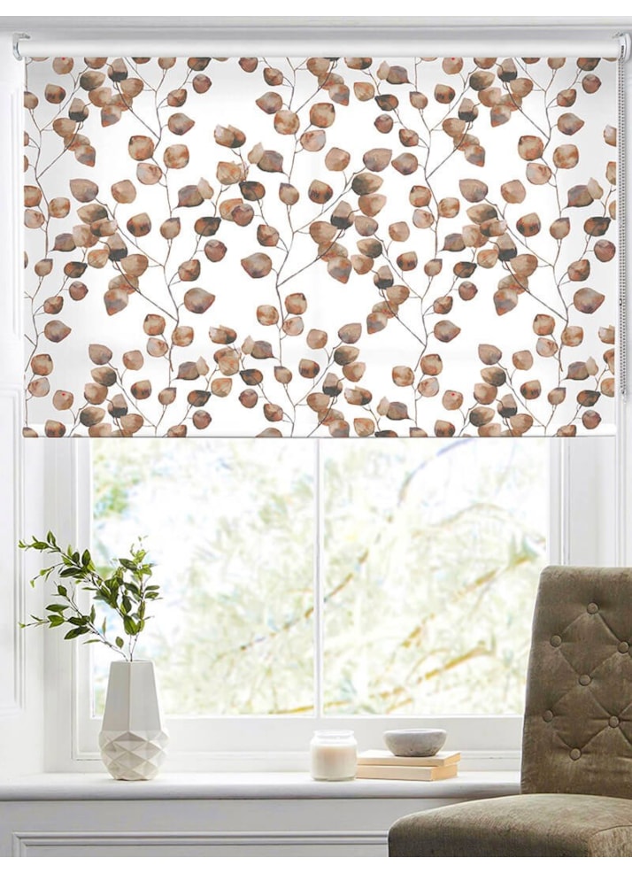 Climbers Autumn Floral Roller Blind