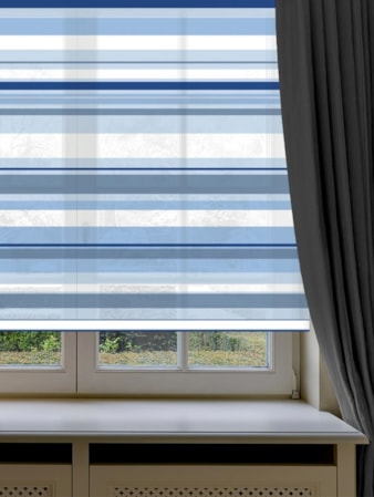 Coastal Stripe Atlantic Roller Blind