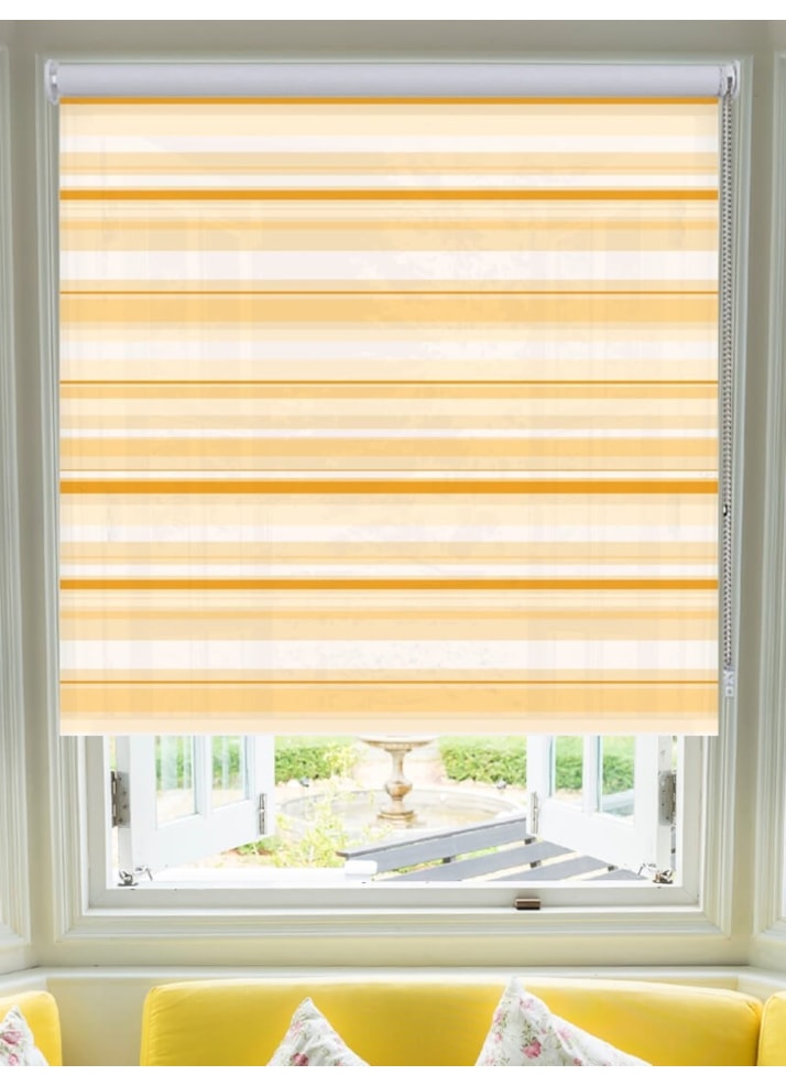 Coastal Stripe Sand Roller Blind