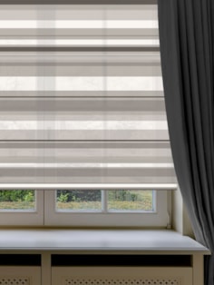 Coastal Stripe Sea Salt Roller Blind