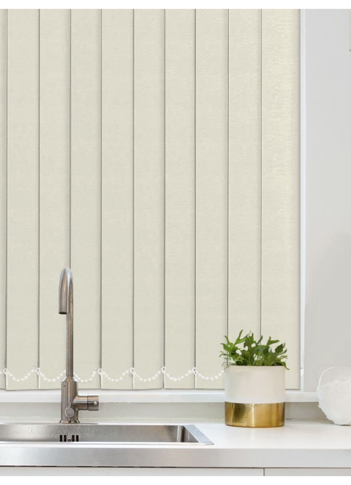 Light Filtering Beige 89mm Vertical Blind Replacement Slats