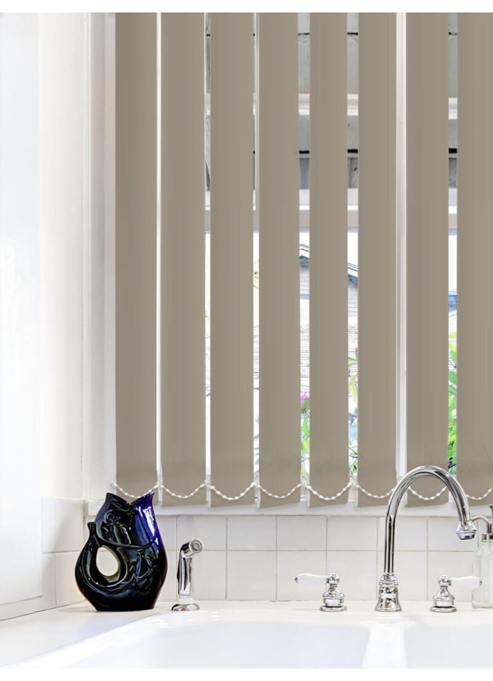 Light Filtering Chocolate 89mm Vertical Blind Replacement Slats