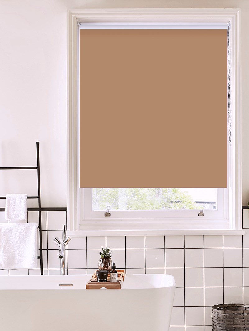 Cookie Crumb Bathroom Roller Blind