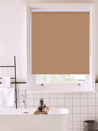 Cookie Crumb Bathroom Roller Blind