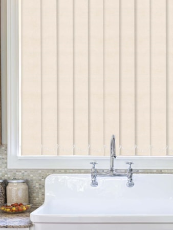 Cosmic Ivory Waterproof 89mm Vertical Blind