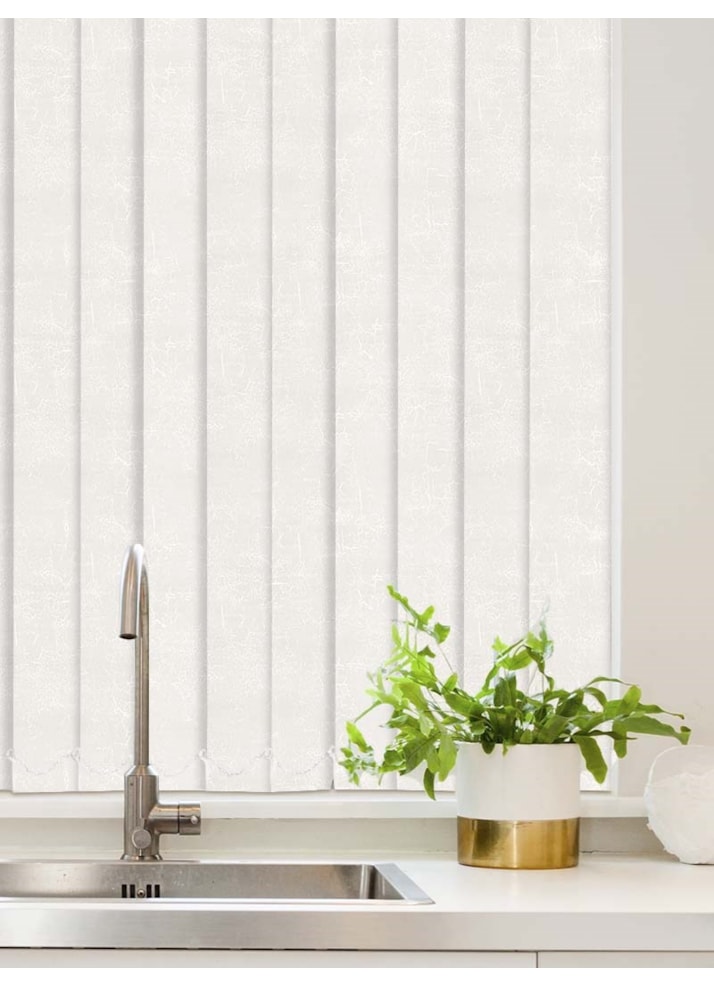 Cosmic White Waterproof 89mm Vertical Blind