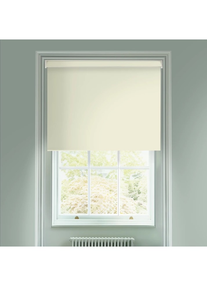 Cosy Cream Blackout Electric Roller Blind