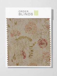 Country Journal Rosa Linen Roman Blind