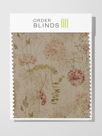 Country Journal Rosa Linen Roman Blind