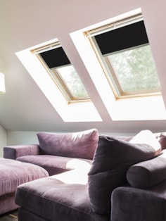 Classic Black Blackout Skylight Blind To Fit Dakstra Windows