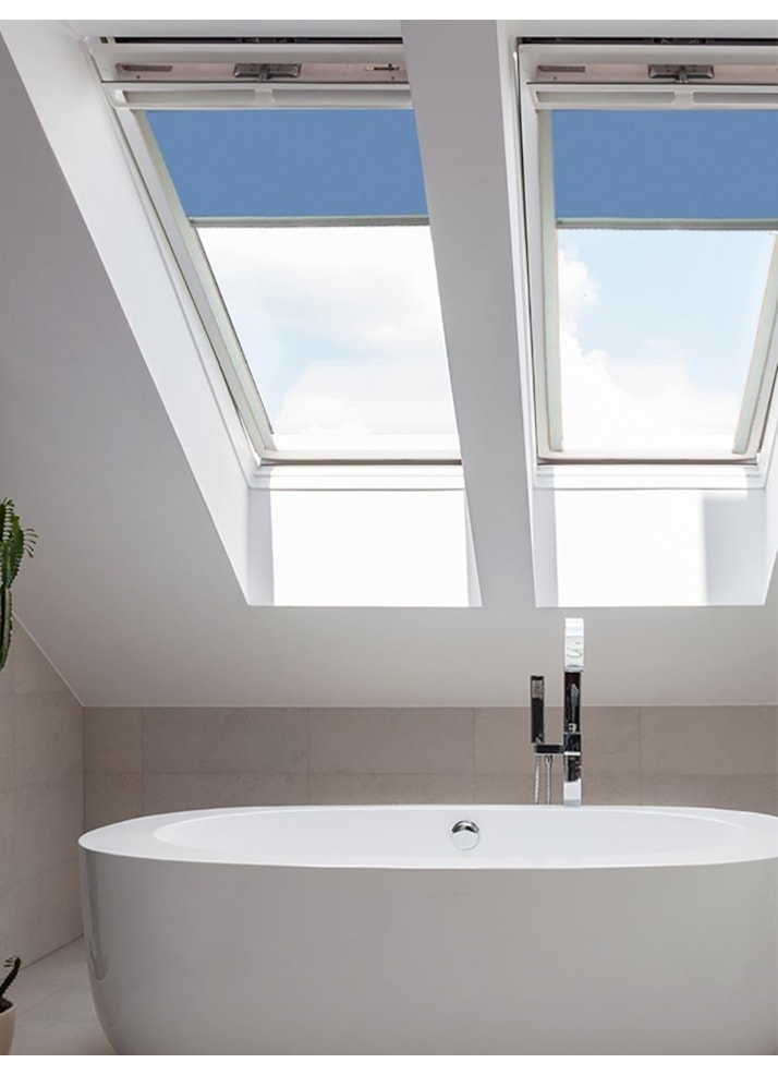 Classic Coastal Shores Blackout Skylight Blind To Fit Dakstra Windows