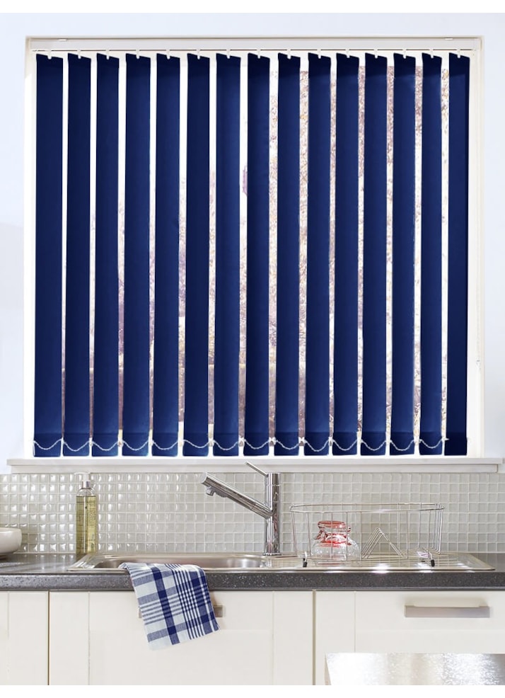 Deep Ocean Daylight 89mm Vertical Blind Replacement Slats