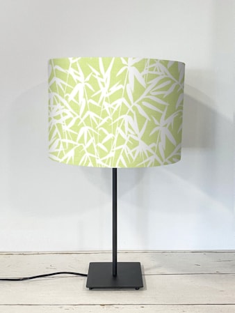 Bamboo Shadows Forest Green Lampshade