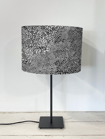 Cascade Black Lampshade