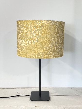 Cascade Mustard Yellow Lampshade